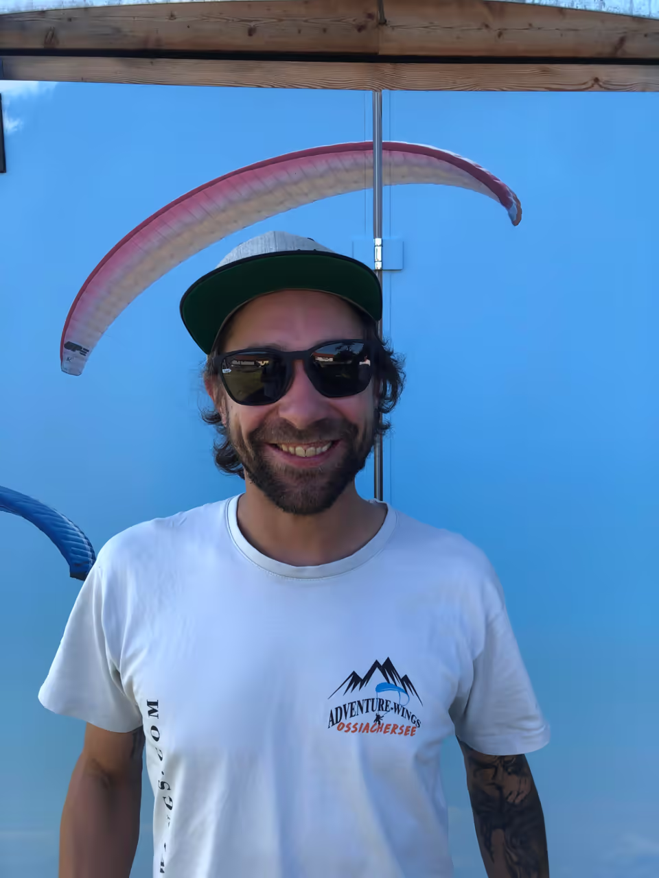 Daniel Hacksteiner, Tandempilot bei Adventure-Wings Ossiachersee